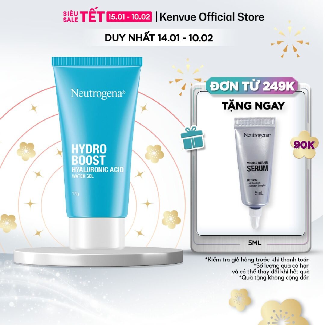 Kem dưỡng ẩm cấp nước Neutrogena® Hydro Boost Hyaluronic Acid Water Gel Mini 15g
