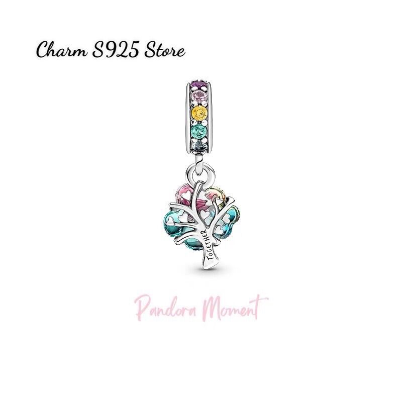 CHARM PAN ALE TREO CÂY CỎ MAY MẮN BẠC S925 CAO CẤP