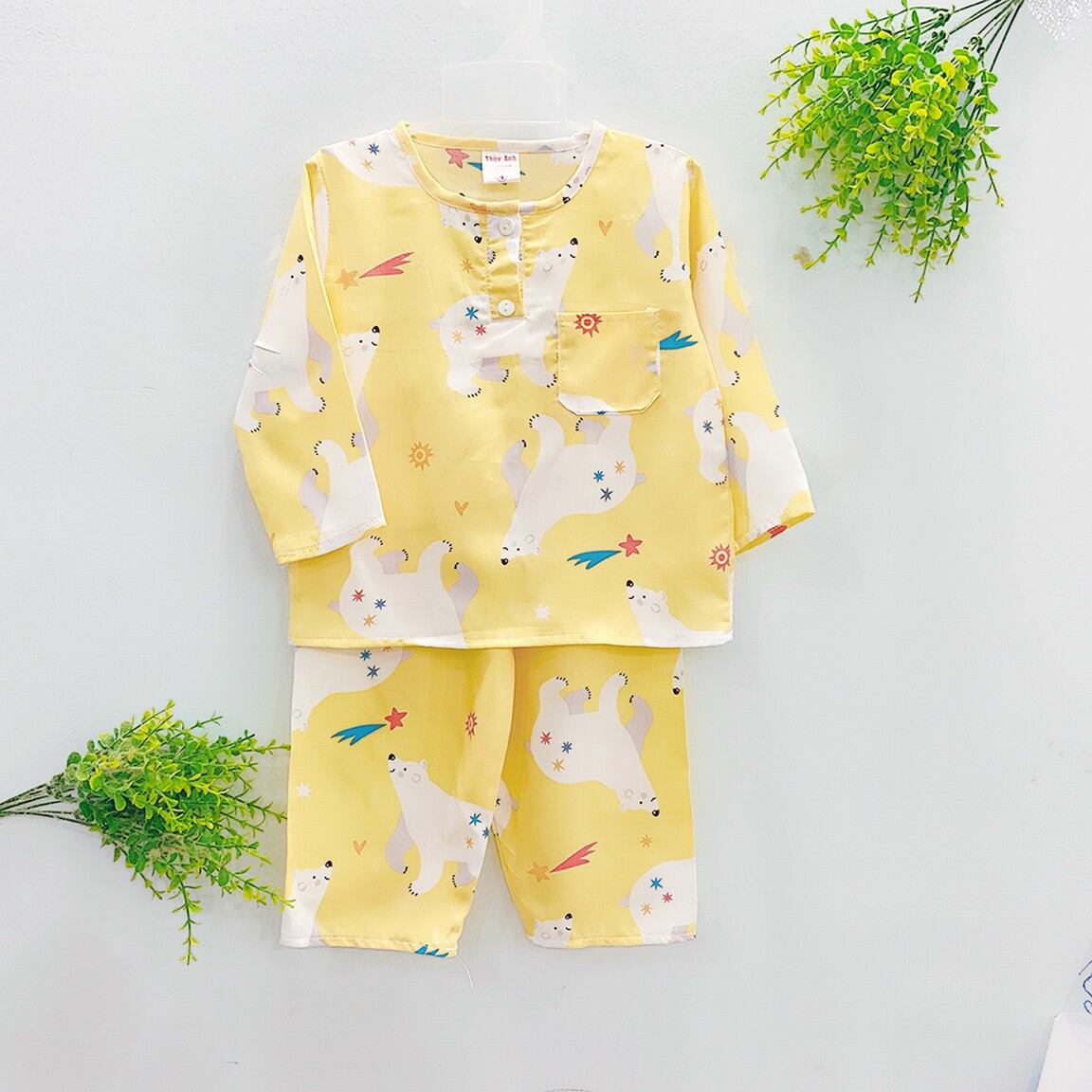 BỘ TOLE BÉ TRAI DÀI TAY - SIZE TỪ 8-23kg