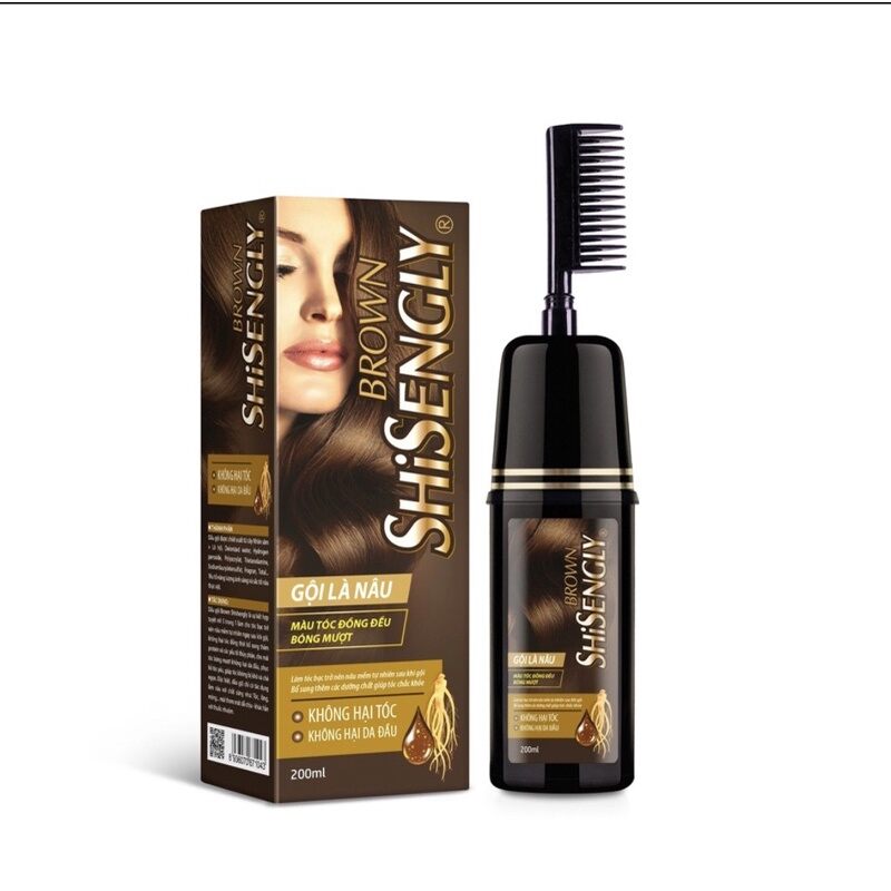 Dầu gội phủ bạc - phủ nâu SHISENGLY 200ml
