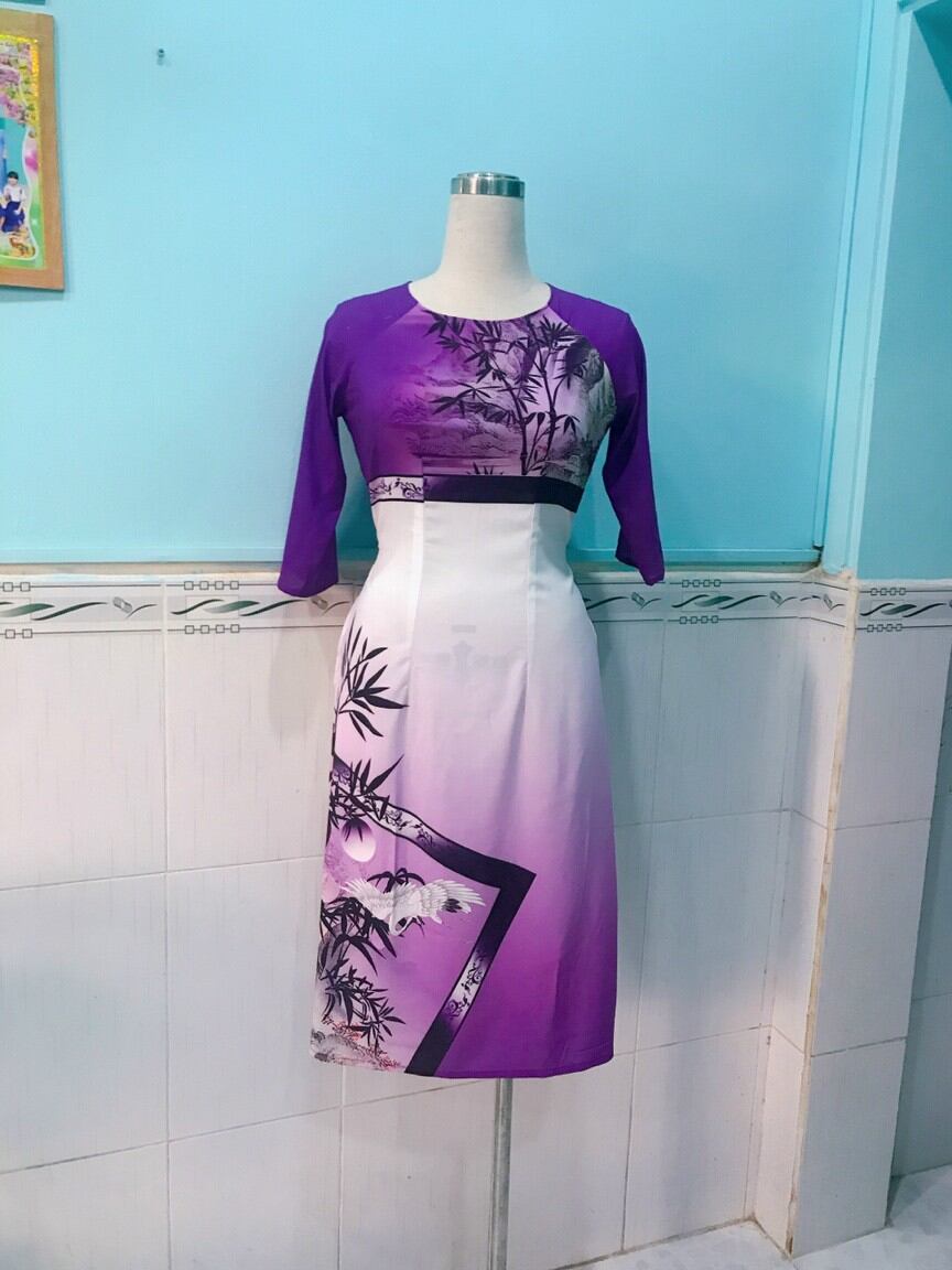💥 Siêu Khuyến Mãi #  Áo Dài Lụa Hàn Quốc + Quà Tặng