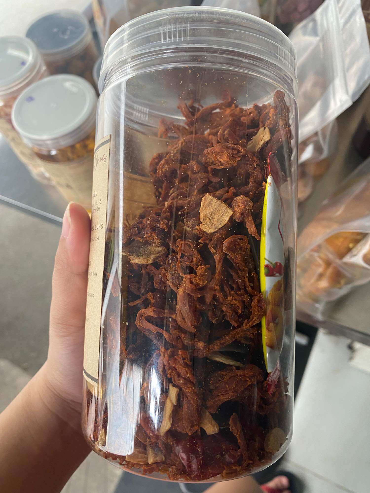 KHÔ HEO CHÁY TỎI LOẠI 1 ( Thơm ngon - Đậm vị )