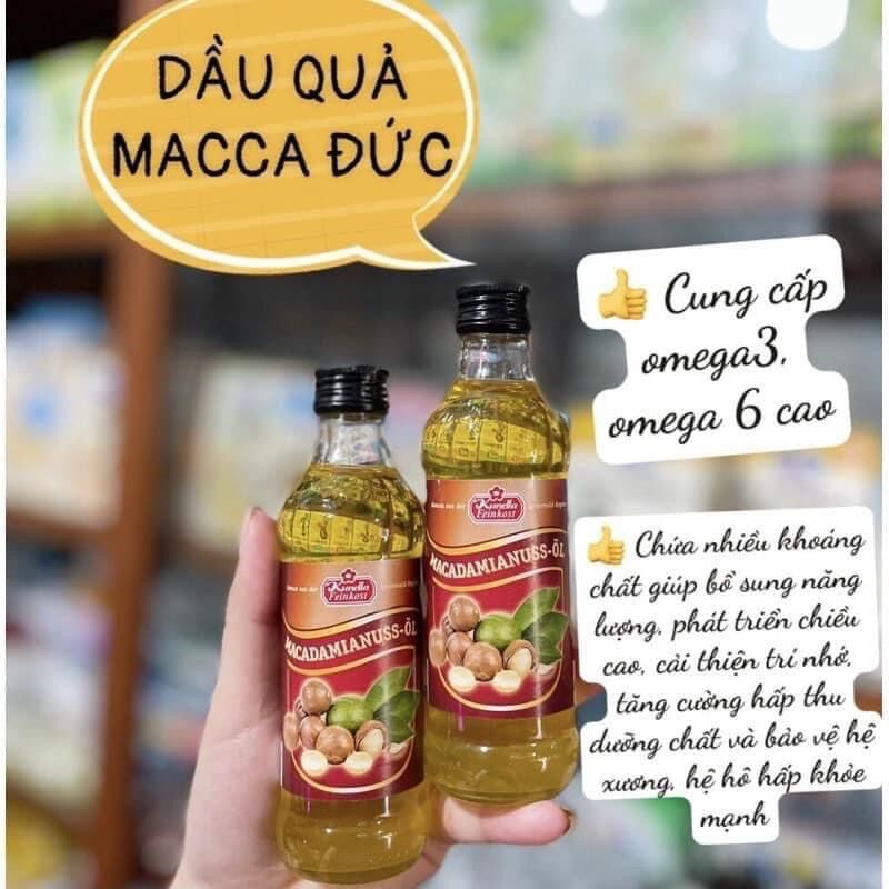 Dầu hạt macca nguyên chất Kunella Đức 100ml