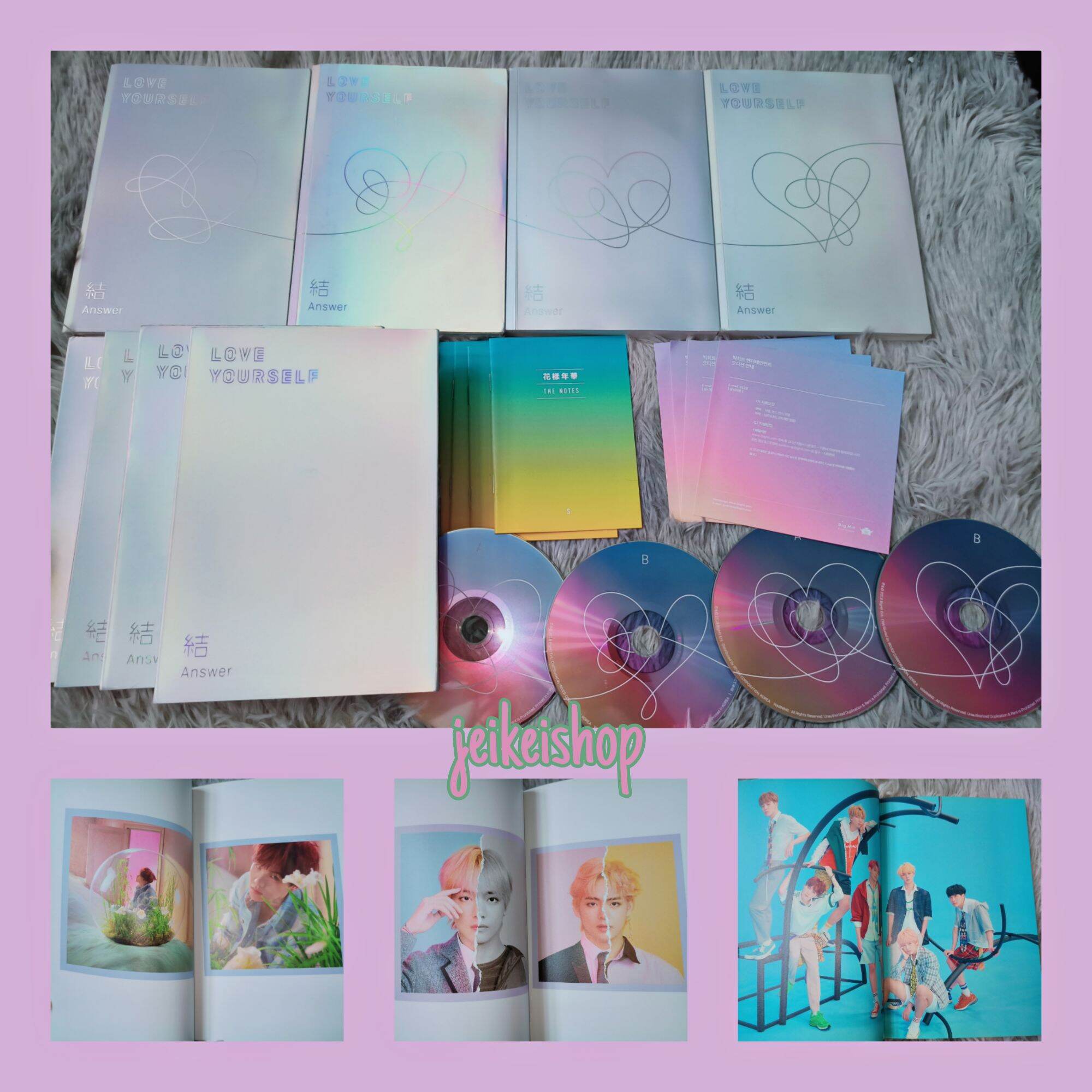 Album bts answer không photocard