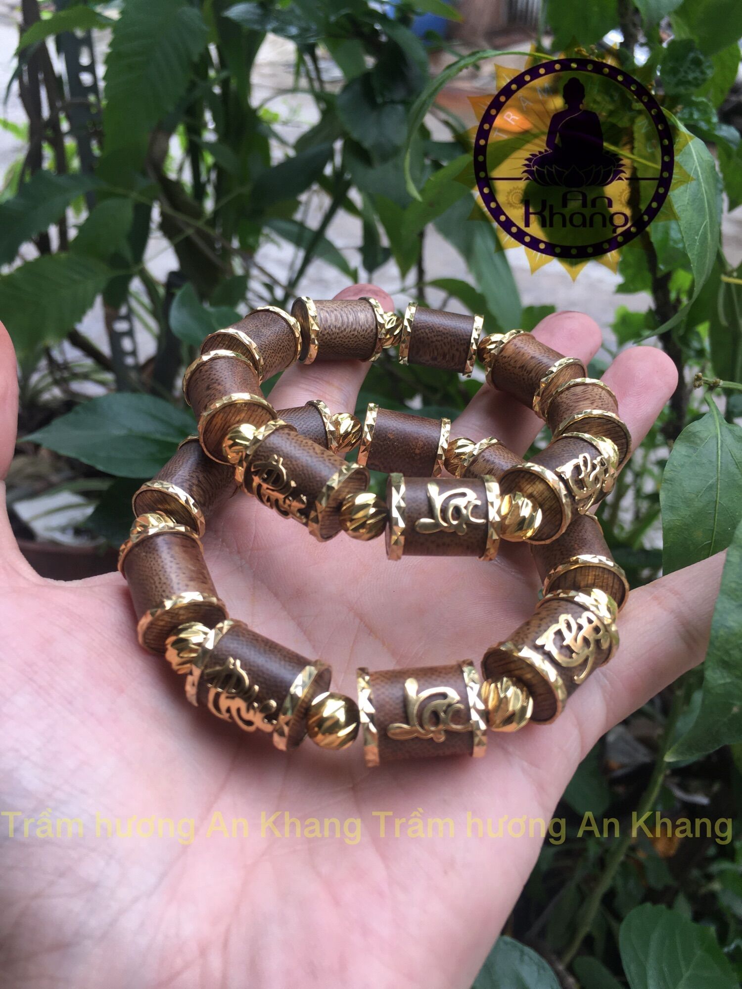 Vòng tay phúc Lộc thọ bi vàng