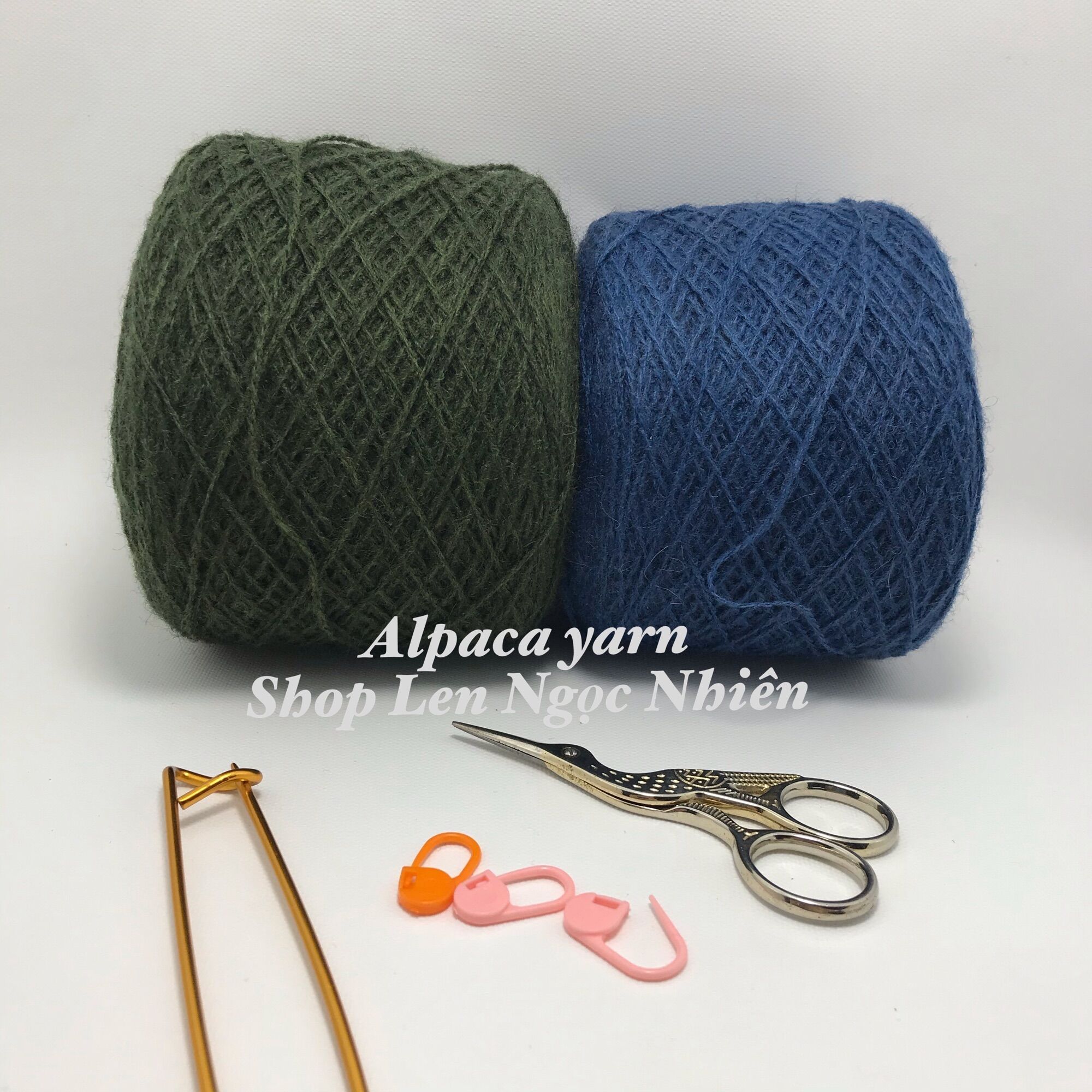 Len Alpaca mềm,  xốp  và vô cùng nhẹ .