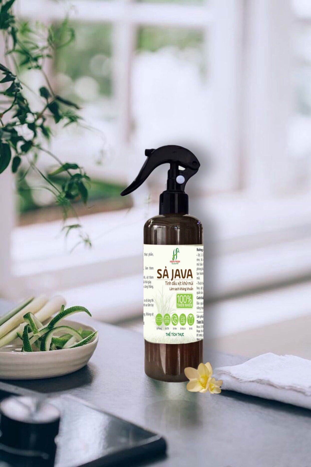 XỊT PHÒNG SẢ JAVA - 500ml- THƠM KHỬ MÙI