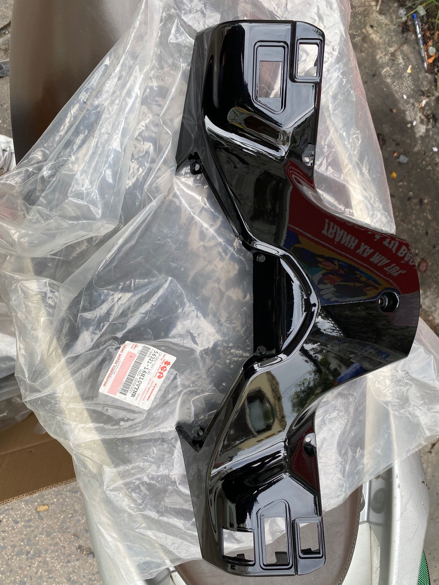 Ốp sau tay lái xe xbike 125