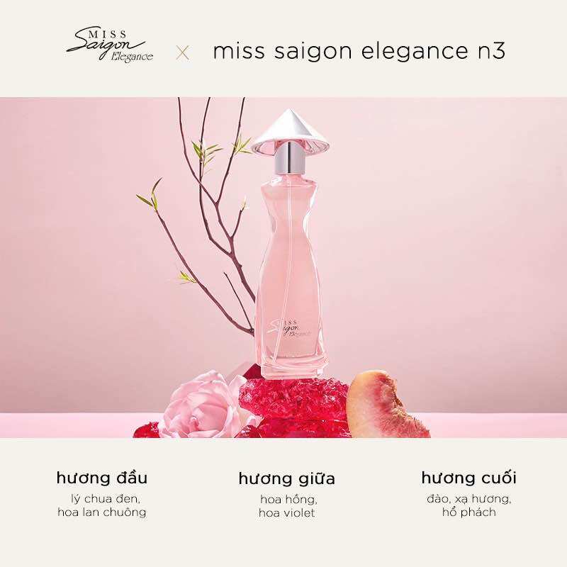 Nước hoa miss Sài Gòn  ELegance N3 ( màu đỏ)