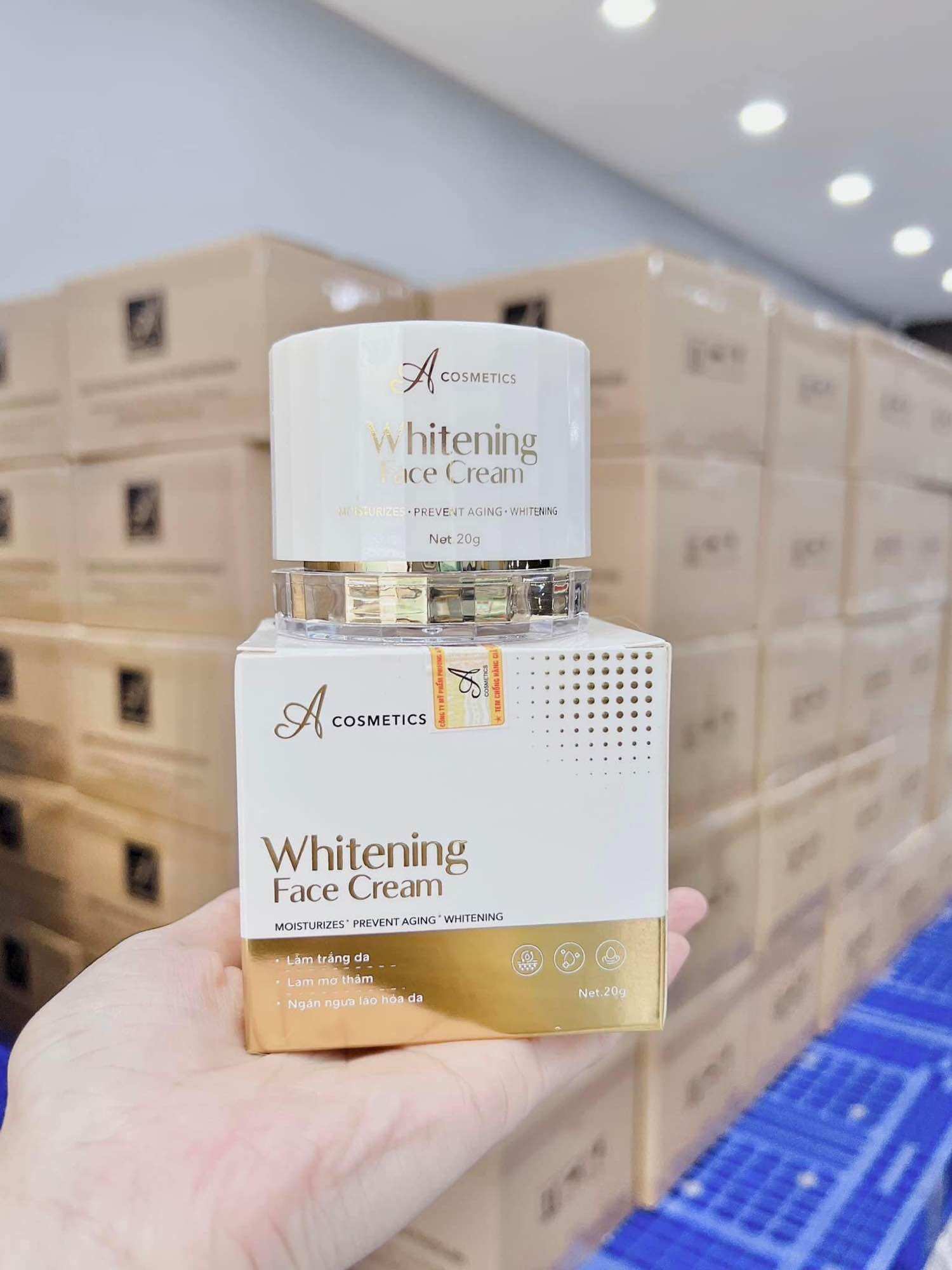 Kem Face Pháp A Cosmetics Whitening Face Cream Mỹ Phẩm Phương Anh 20g