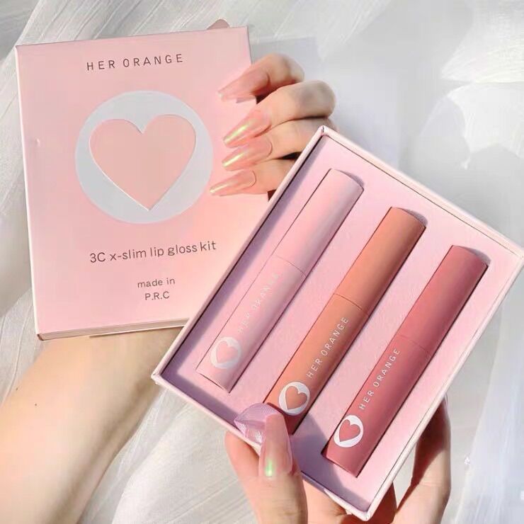 Set 3 thỏi son herorange lì mịn như nhung