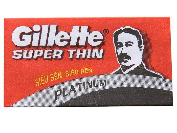 Hộp lưỡi lam Gillette Super Thin Platinum 5 cái + 1 cái