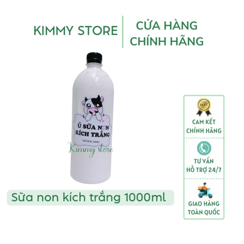 Ủ kích trắng sữa non cô đặc chai 1 lít ( 1000ml )