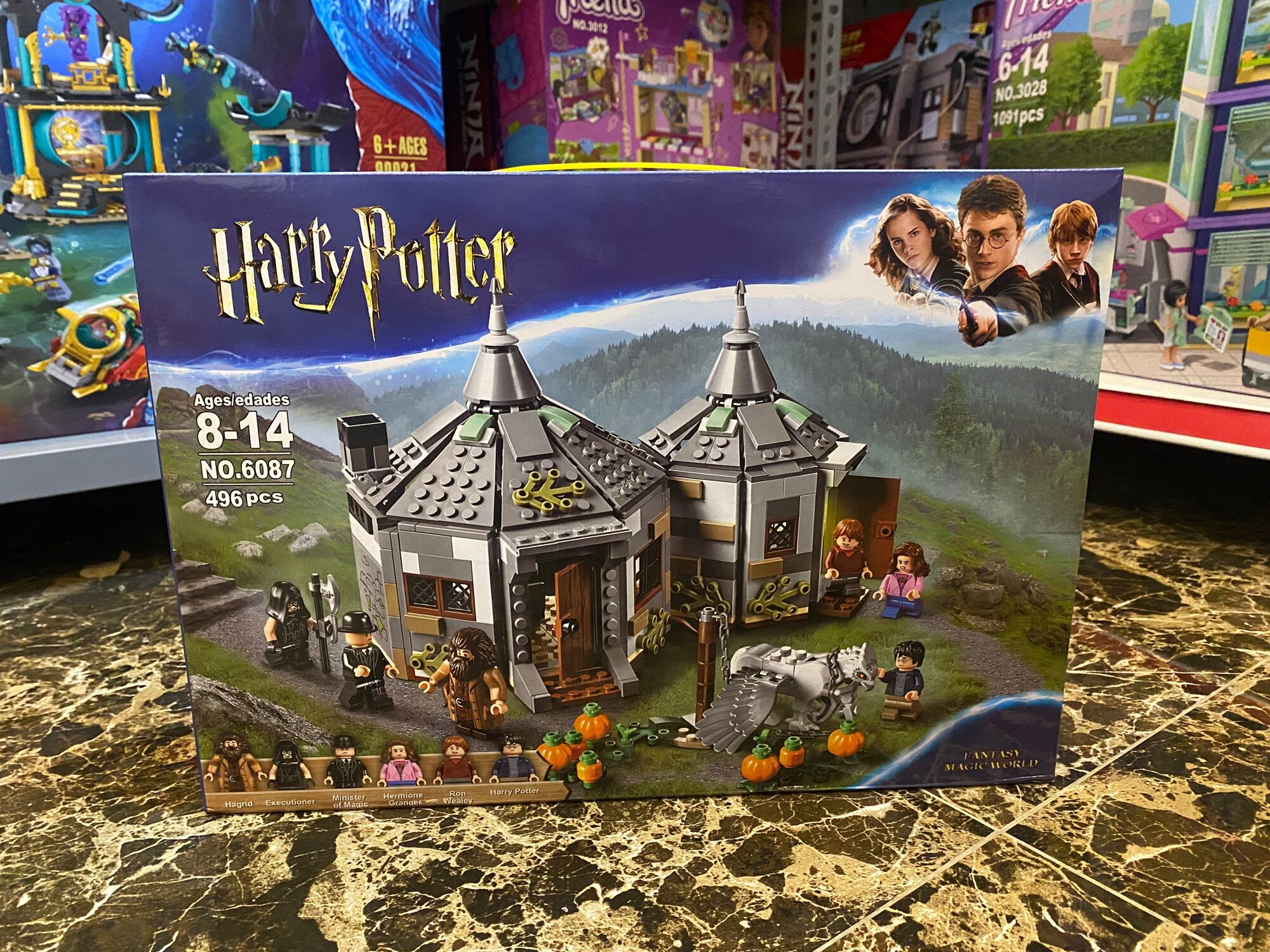 Đồ chơi xếp hình 6087 19033 80024 75947 harry potter nhà của hagrid