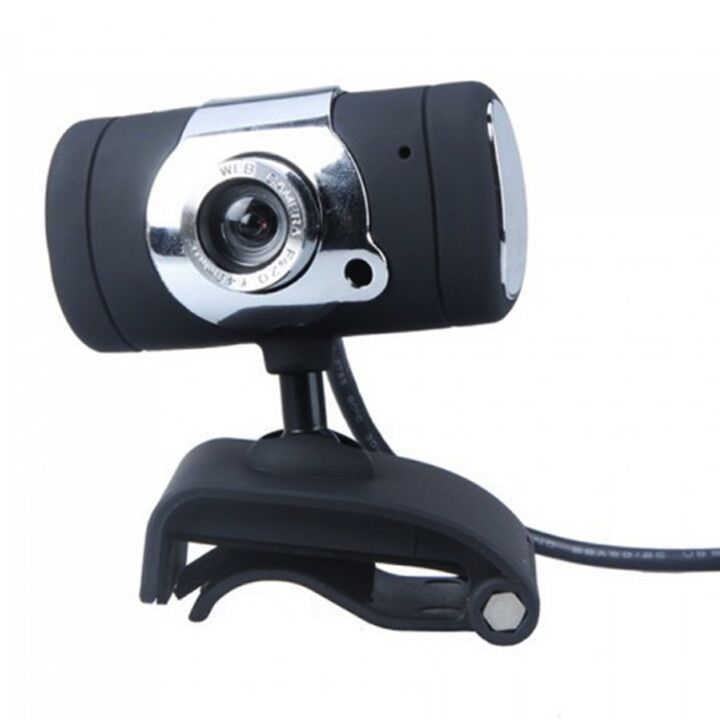 Webcam Xoay Có Đèn Led Kèm Micro Tiện Dụng