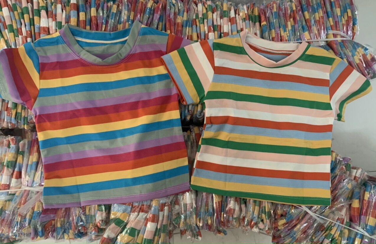 [HCM]Áo croptop sọc caro ( kèm ảnh thật shop chụp)