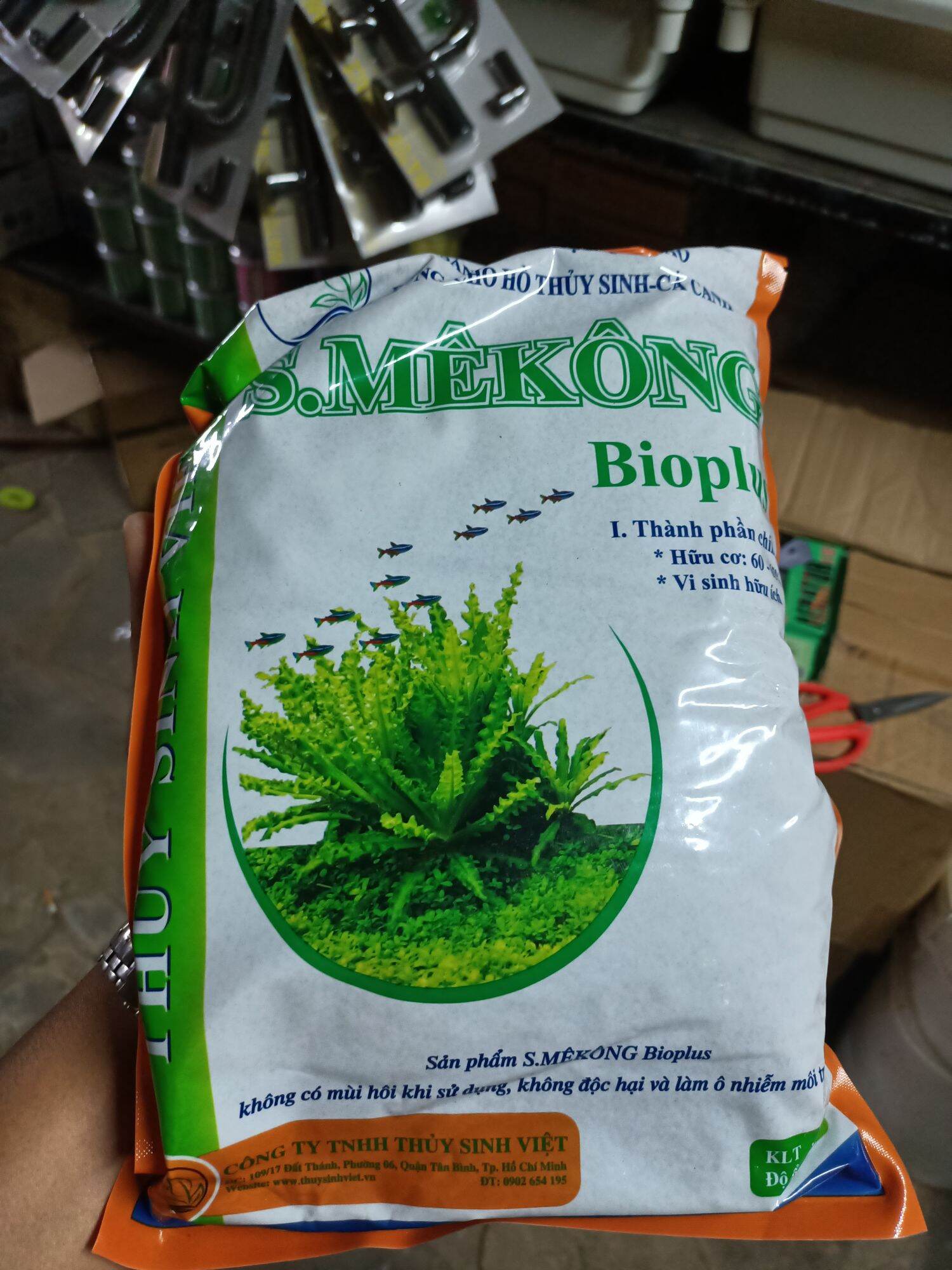 PHÂN NỀN THỦY SINH SMEKÔNG , ĐẤT NỀN TRỒNG CÂY