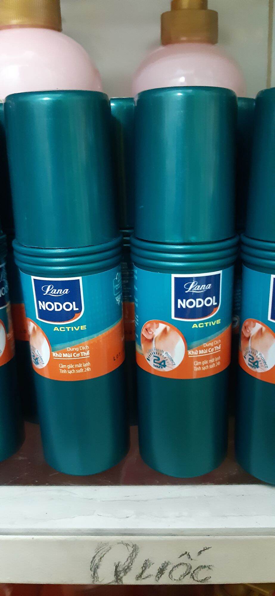 xịt khử mùi nodol active 80ml
