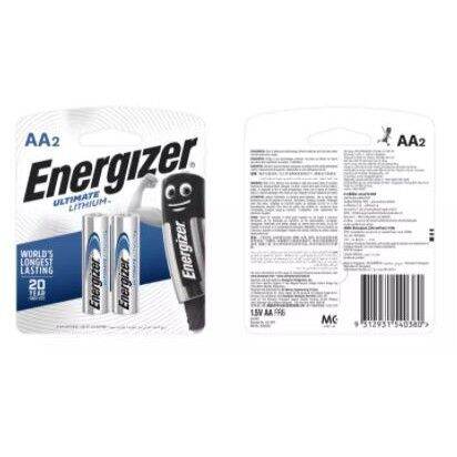 Pin AA Lithium Energizer 1.5V Bền nhất thêa giới( không sạc nhưng siêu bền)
