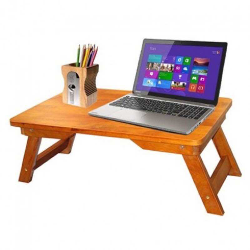BÀN GỖ CHÂN THANG 50X70CM CHÂN XẾP GỌN