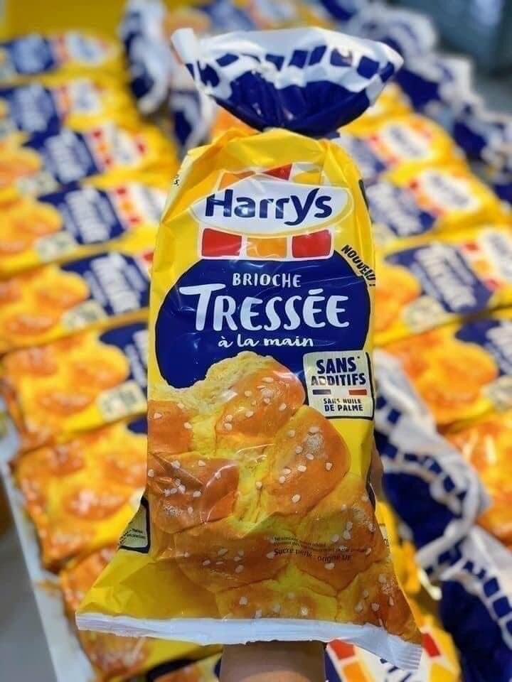 Bánh mì hoa cúc harrys brioche tressée 500gr - nhập khẩu pháp, bánh mỳ ngon