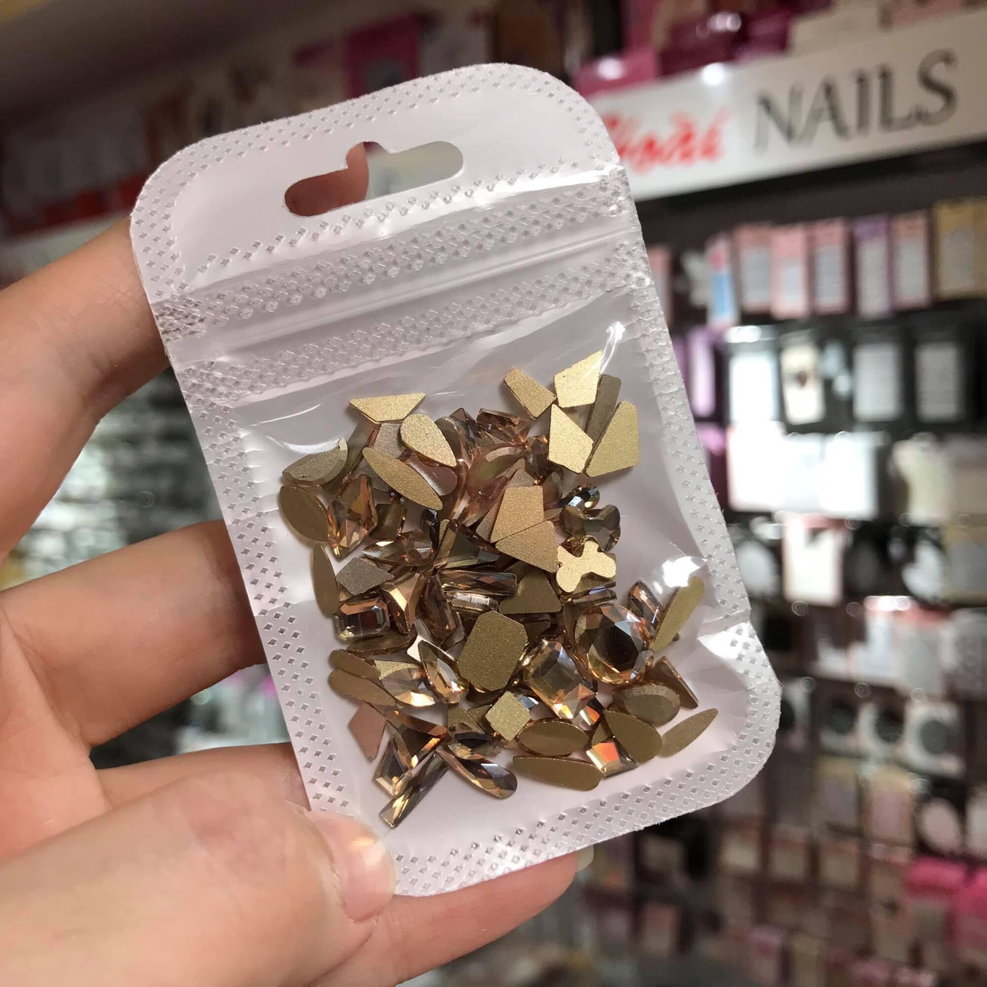 Set đá chân dẹt 100v Phụ kiện Nail