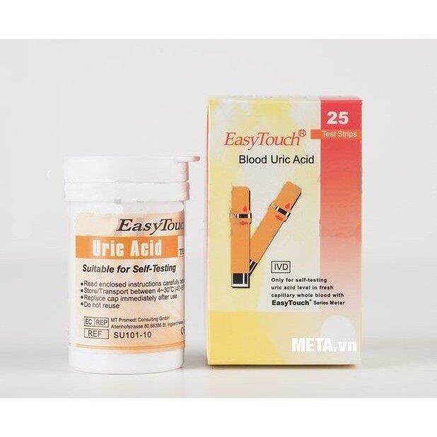 Que Thử Tiểu Đường Cho Máy Đo Easy Touch GCU ET322 (25 Que)
