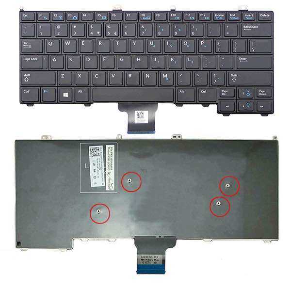 Bàn phím laptop Dell Latitude E7240,E7440