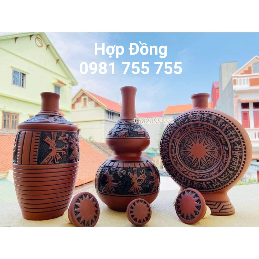 Nẩm rượu 1L Trống Đồng Đông Sơn