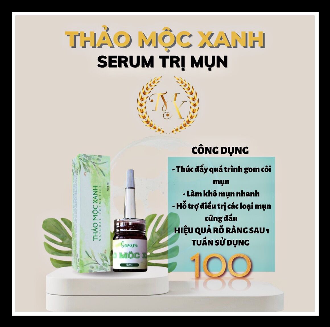 Serum Thảo Mộc Xanh - Chính Hãng 5ml