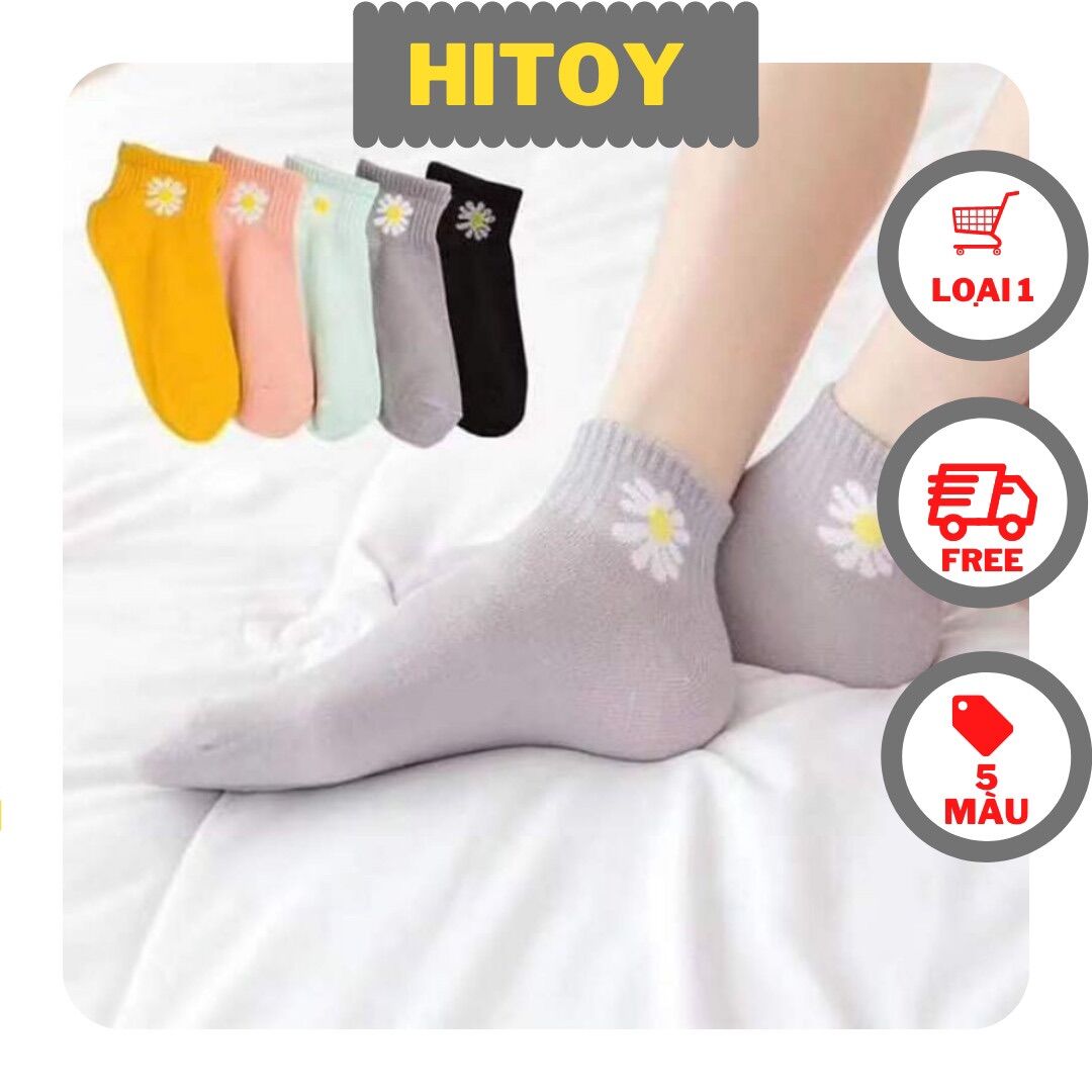 Tất hoa cúc set 10 đôi
