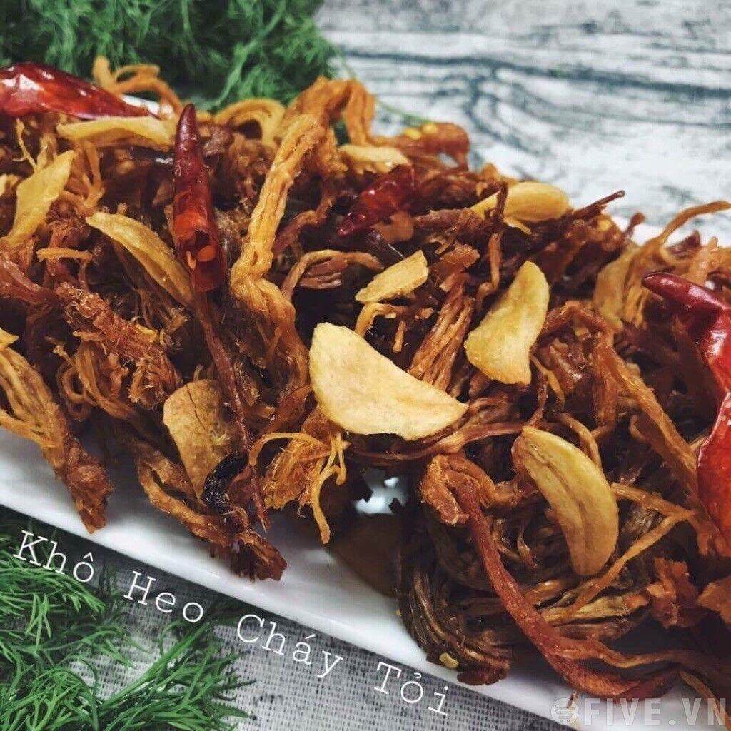 1Kg khô heo cháy tỏi thơm ngon