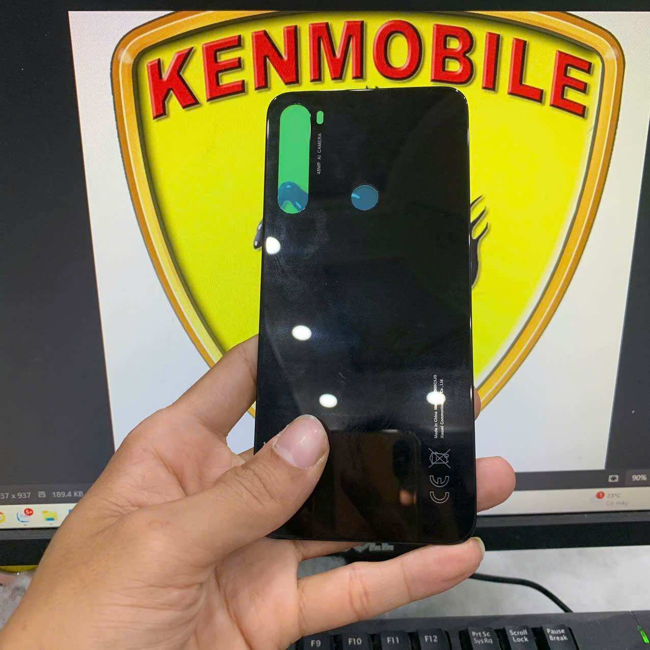 Nắp Lưng Xaomi Redmi Note 8, Loại 1 (tặng kèm keo dán)