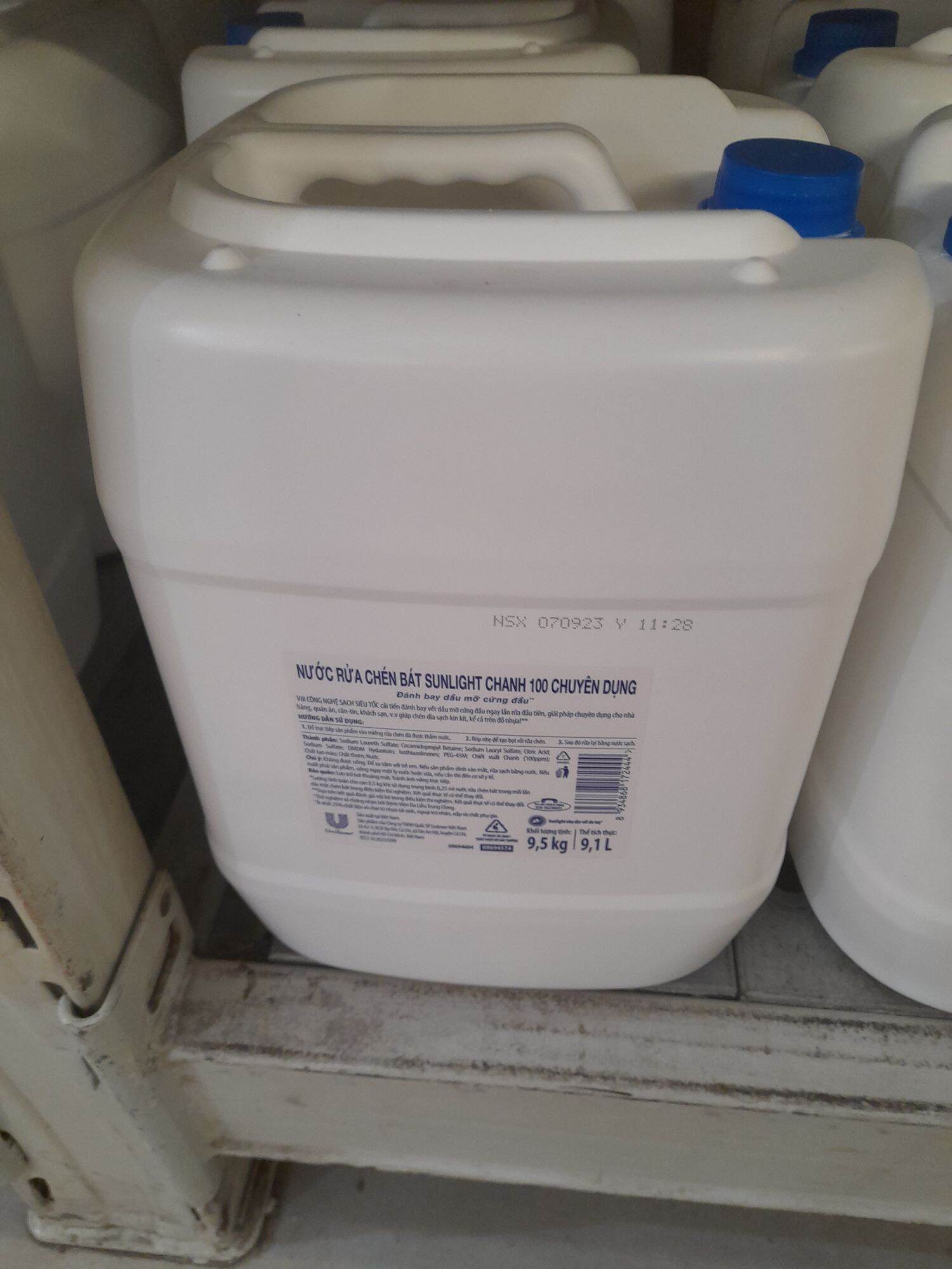 NƯỚC RỬA CHÉN SUNLIGHT CHANH 9,5KG