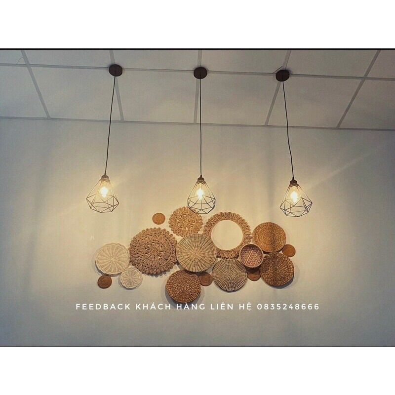 Set treo tường vintage 17 chi tiết
