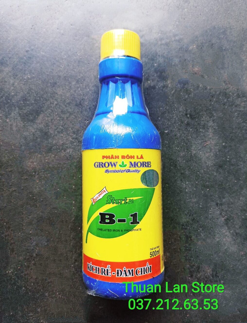 Chai 500ml vitamin b1 growmore kích rễ, đâm chồi