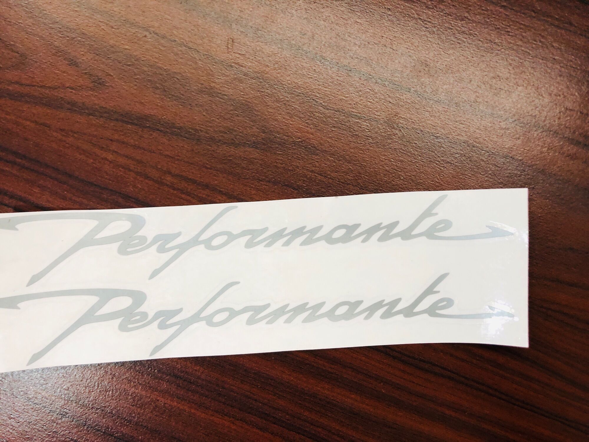 CẶP CHỮ PERFORMACE DECAL BẠC