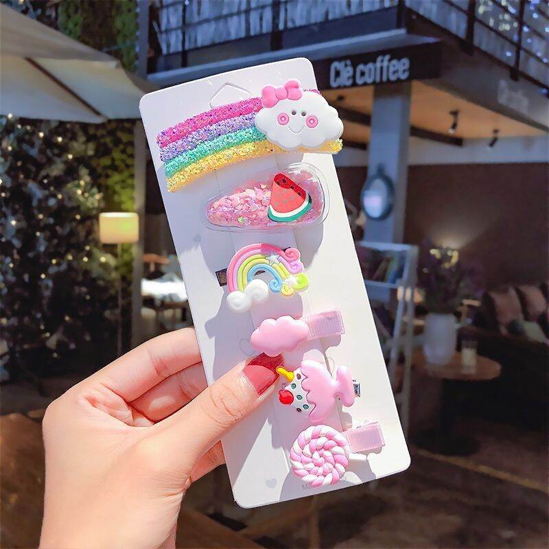 SET 6 KẸP TÓC ĐÁNG YÊU CHO BÉ