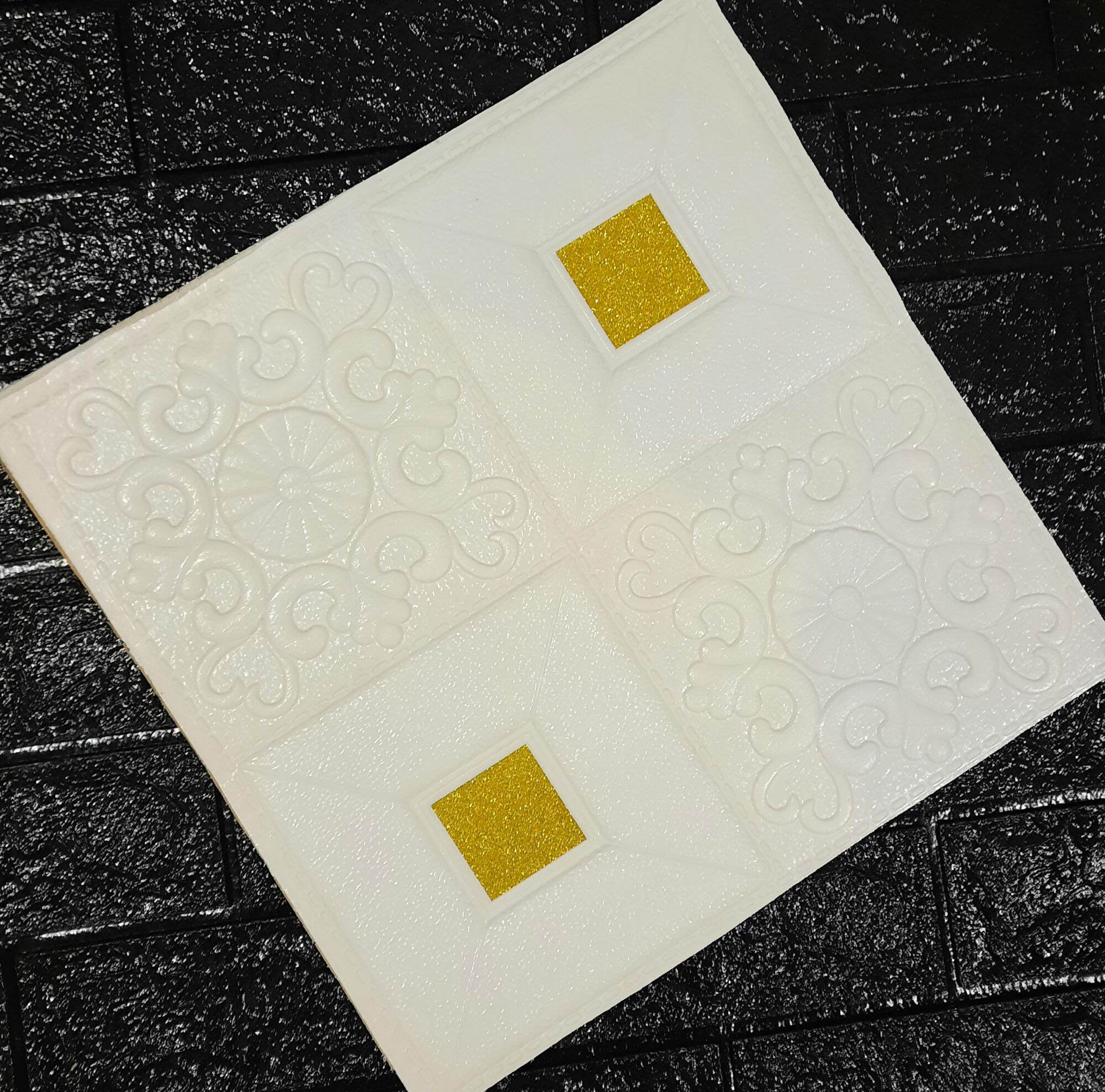 Xốp Dán Hoa Văn 3D Kích Thước 35x35cm