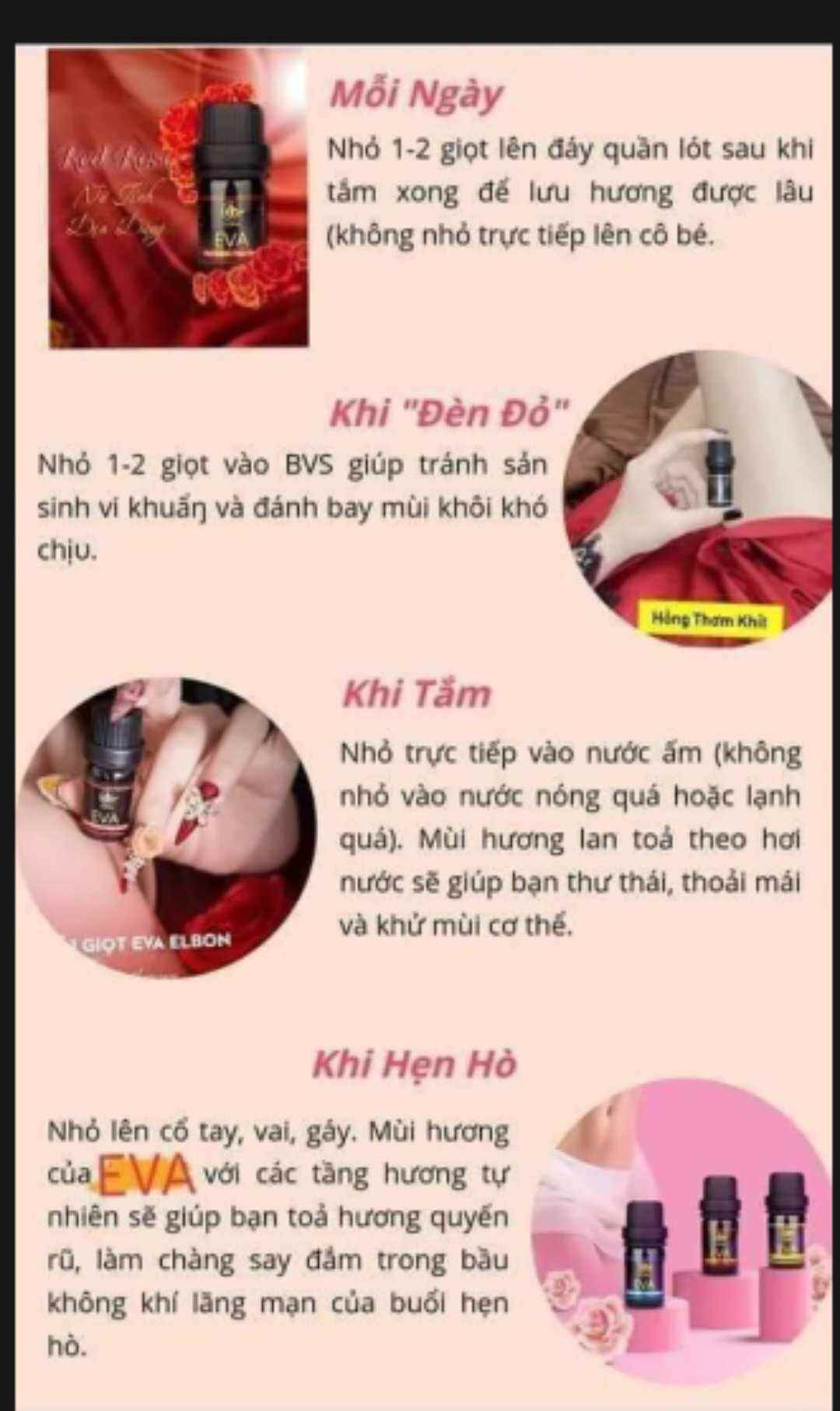 nước hoa vùng kín Elbon EVA – Sweet