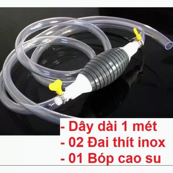 Dụng cụ hút xăng dầu, riệu các chất lỏng thay nước bể cá