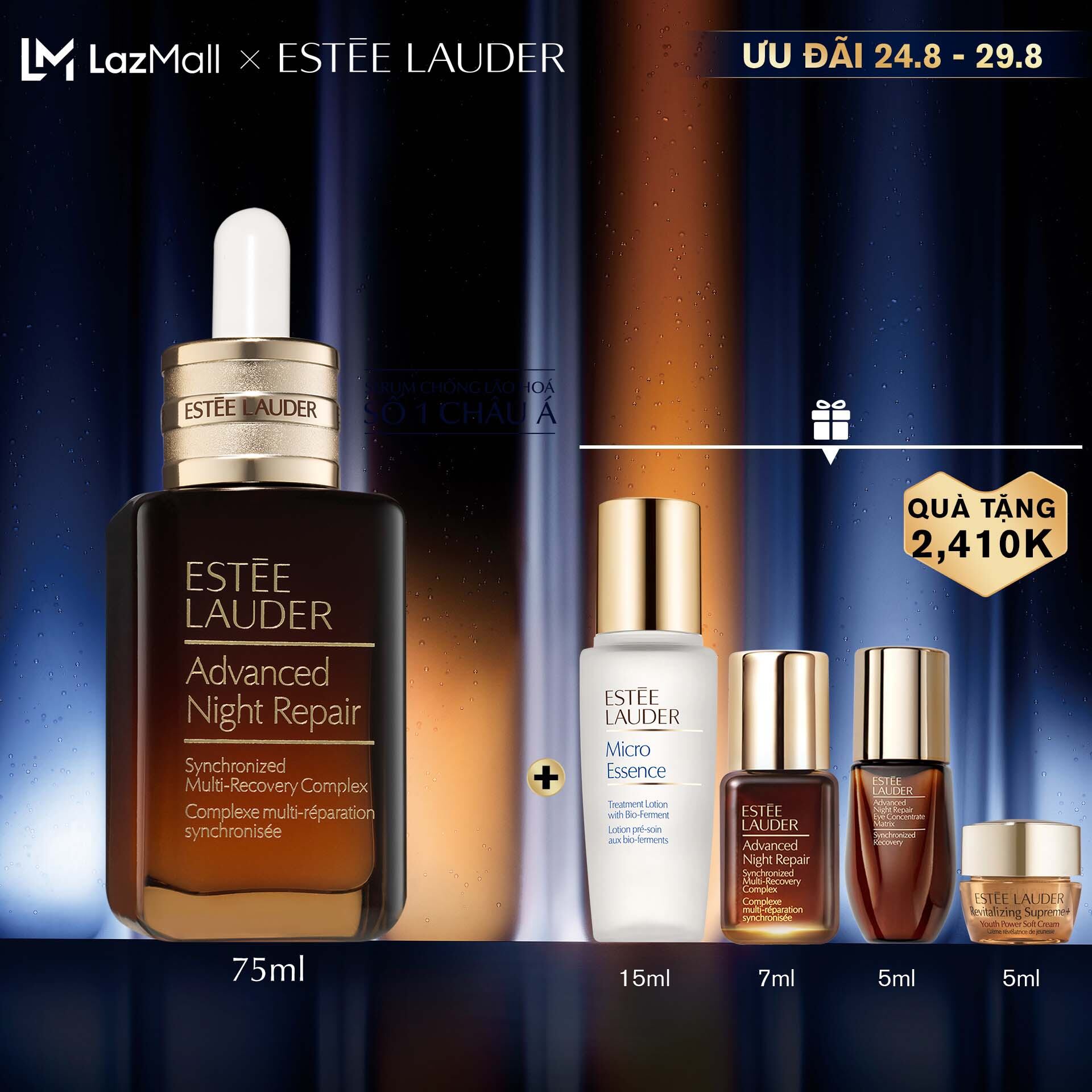 Tinh chất phục hồi chống lão hóa Estee Lauder Advanced Night Repair Synchronized Multi-Recovery 75ml
