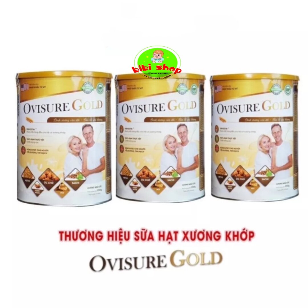 [Hoàn Tiền 12%]Sữa hạt ovisure gold combo 3 hộp sữa Ovisure gold