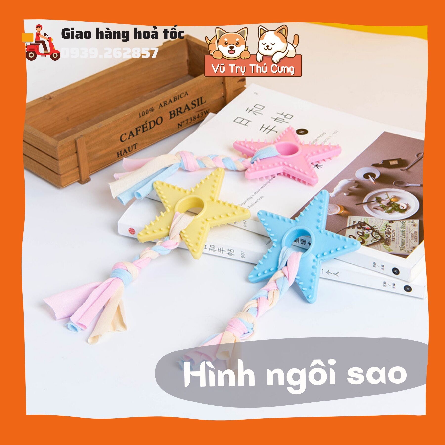 Đồ chơi xương gặm cho chó mèo sạch răng