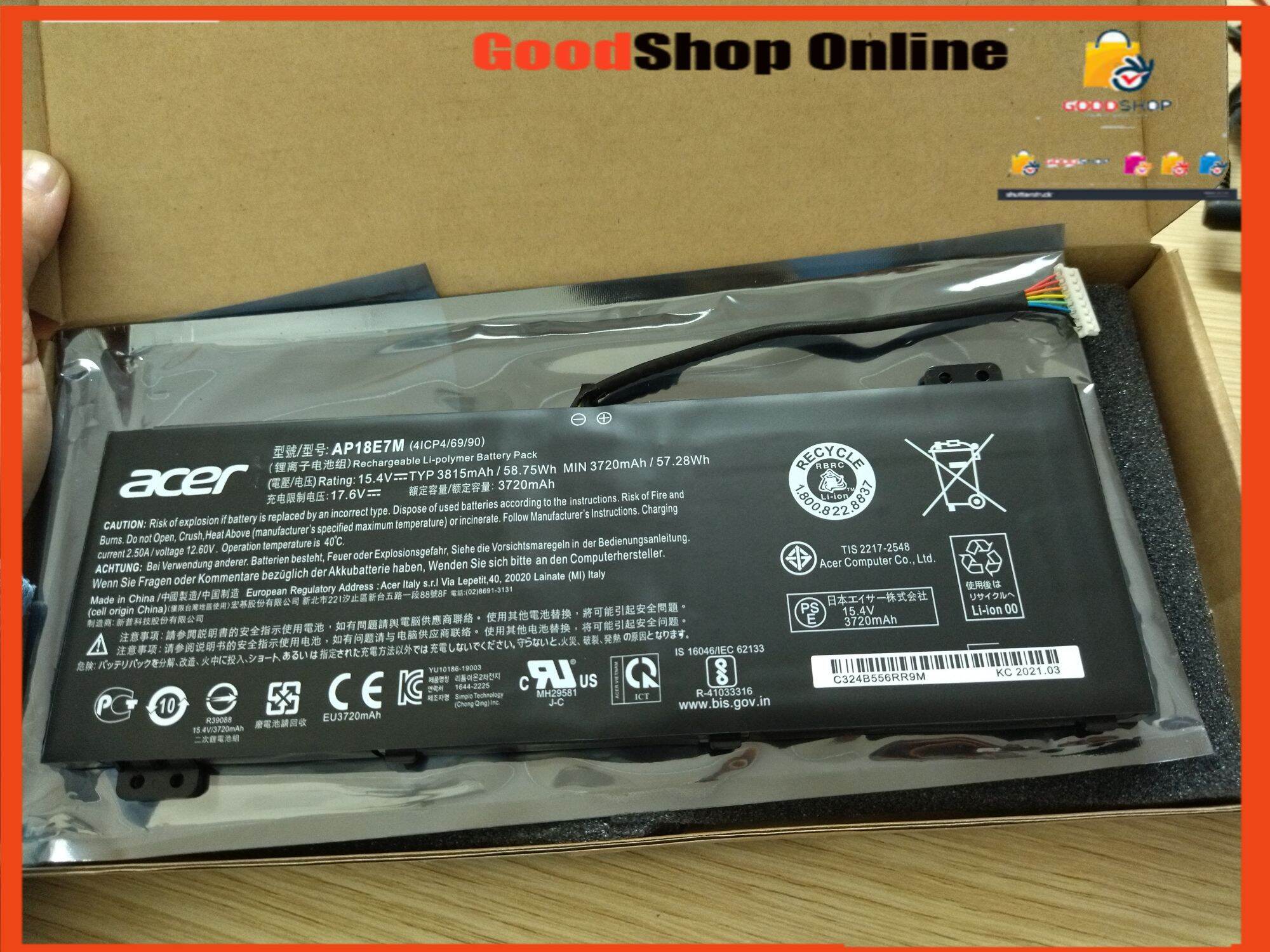 Pin Acer Predator 300 PH315-52 PH317-53 AP18E8M AP18E7M AP18E8L Battery BẢO HÀNH 06 THÁNG ĐỔI MỚI