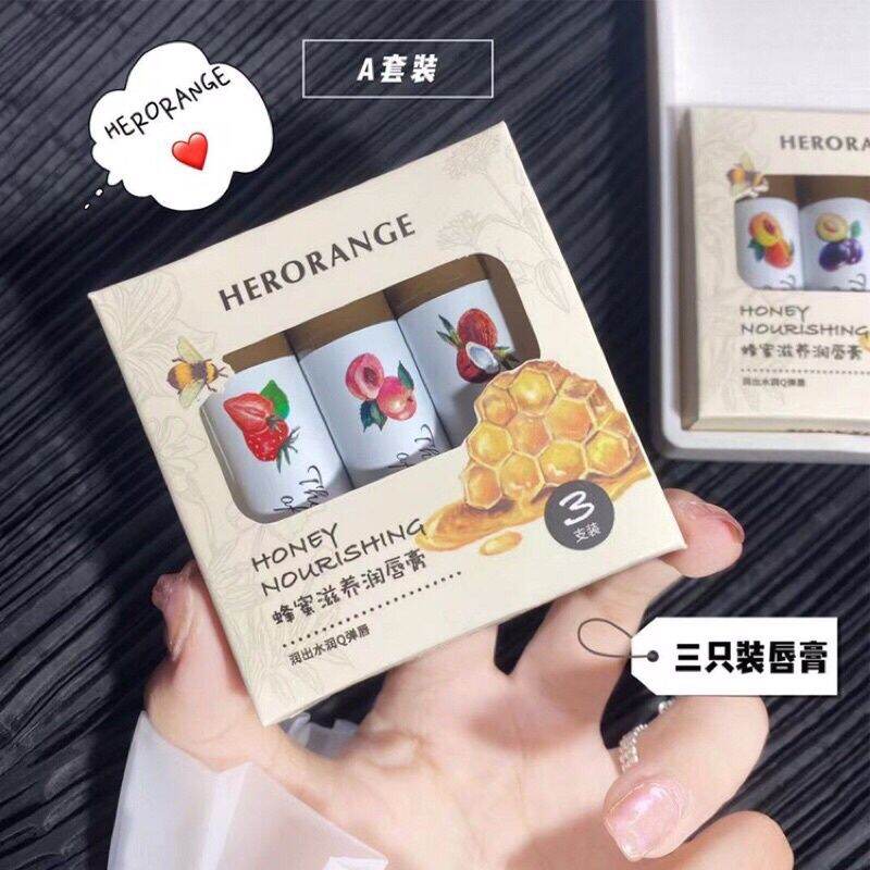 [ BÁN BUÔN - SỈ ] SON DƯỠNG CÓ MÀU HERORANGE DƯỠNG ẨM CĂNG MỌNG MỀM MÔI THE FEELING OF HEART MOITURIZING