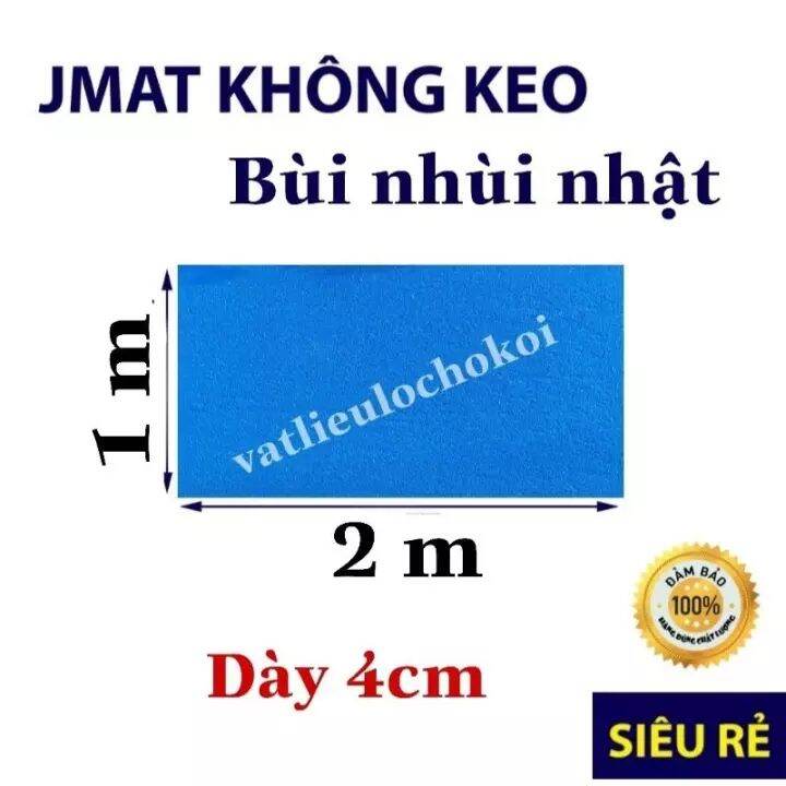 jmat không keo 1m x 2m - bùi nhùi lọc nước - Vật liệu lọc hồ cá