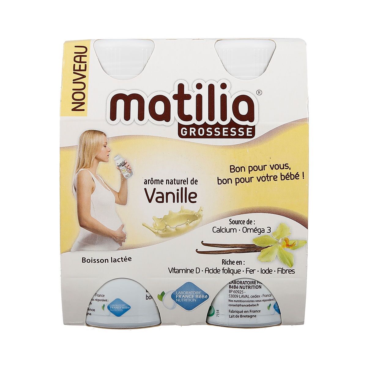 (HCM) [DATE 2025] Sữa bầu matilia (Pháp) 4 chai x 200ml