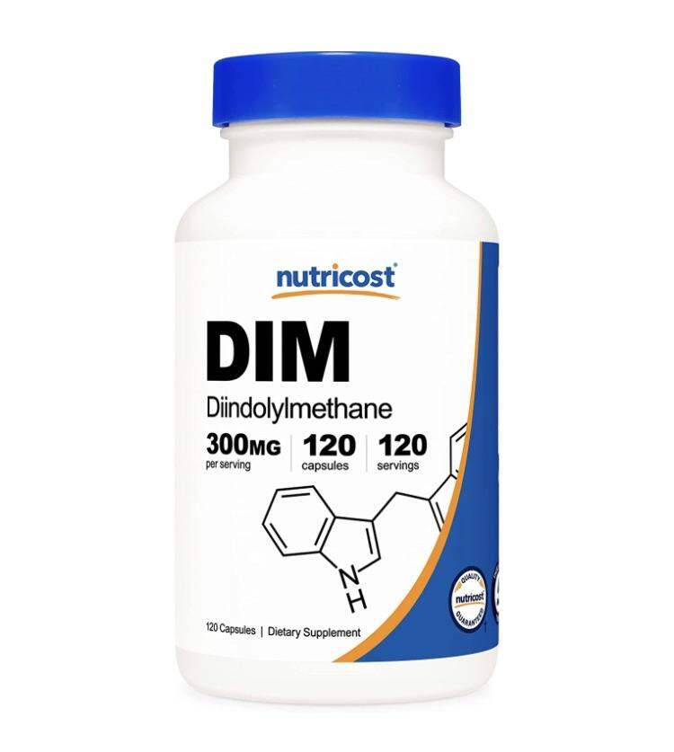 Viên chay bổ sung hormone, cân bằng nội tiết tố Estrogen Nutricost DIM 300mg 120 viên USA