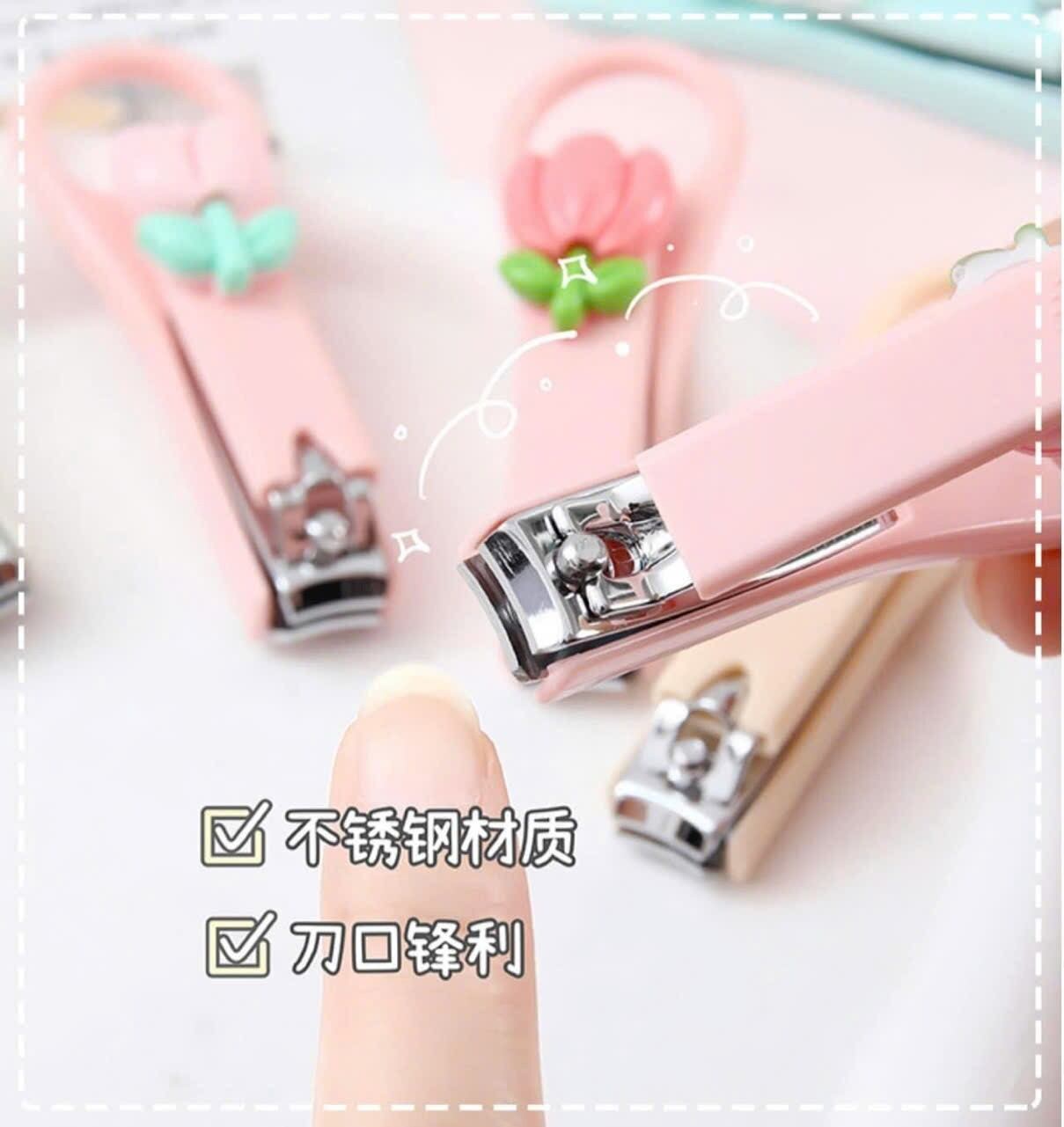 Set 2 bấm móng tay nhiều màu